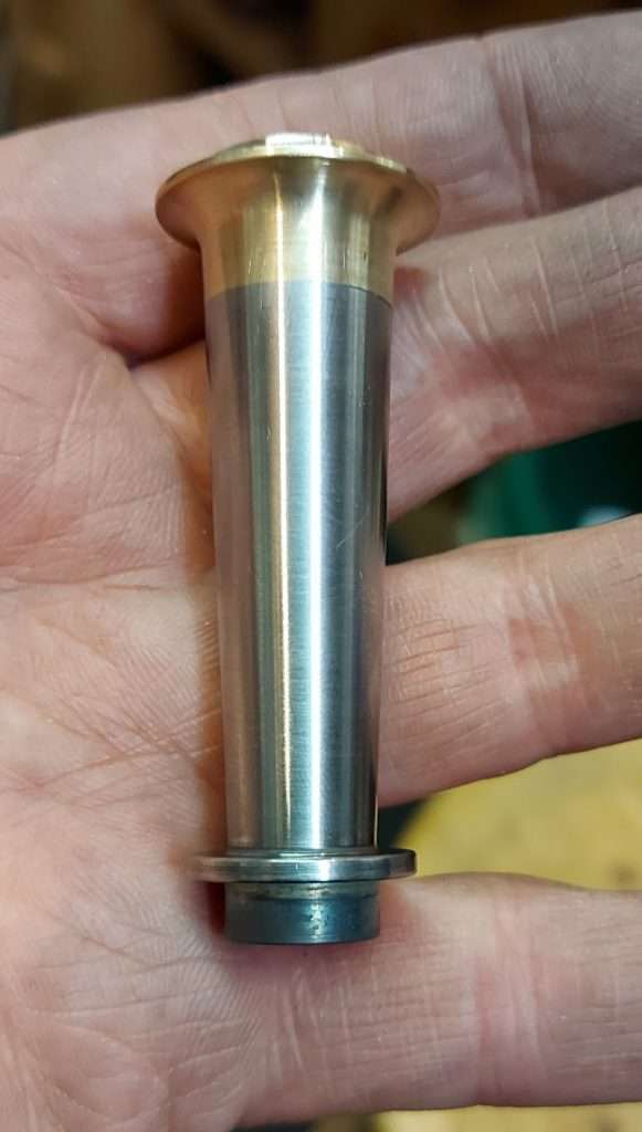 Burrell chimney with brass top