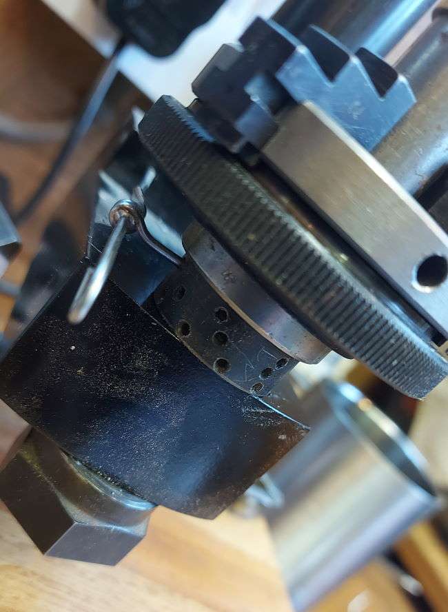 indexing feature on unimat 3 pillar drill