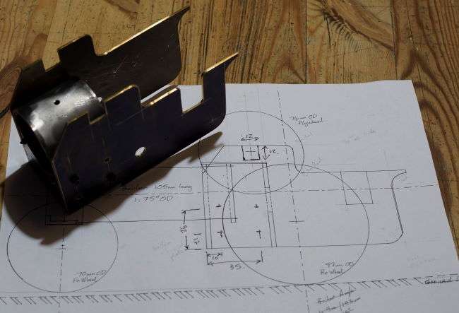 hornplates fixed to firebox