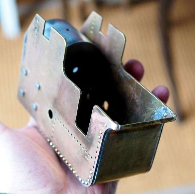 soldered and riveted tender