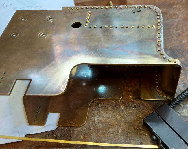clean brass surface before soldering