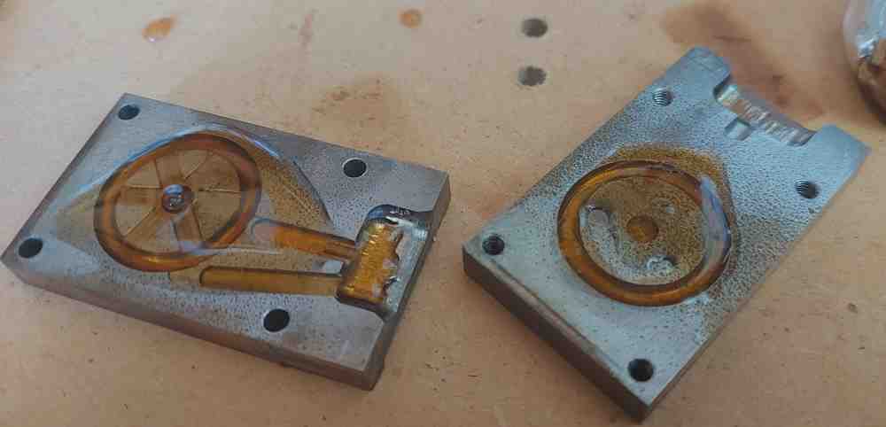 pre-waxing the mould