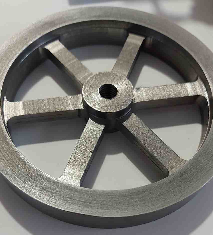 100mm diameter flywheel