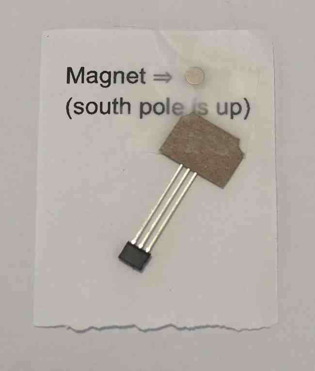 hall effect sensor and magnet